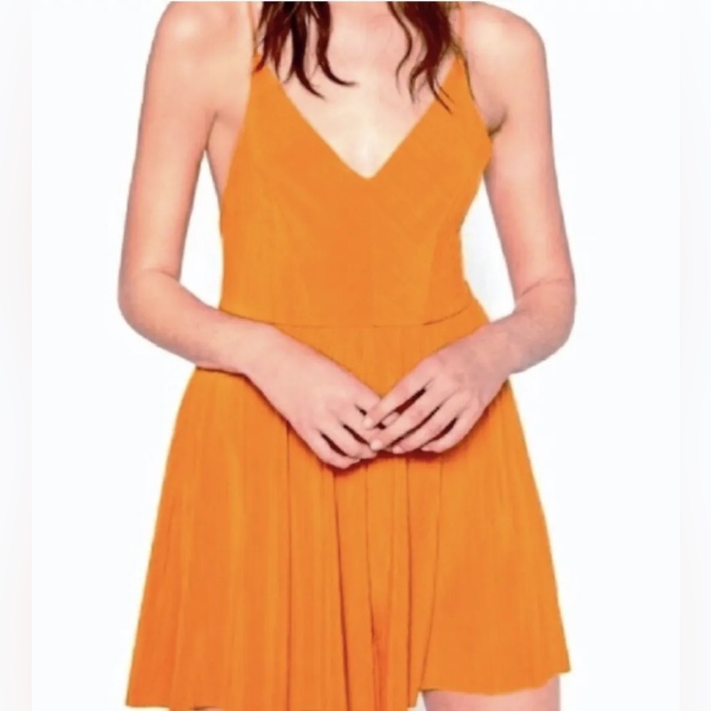 ZARA WB Collection Orange Romper